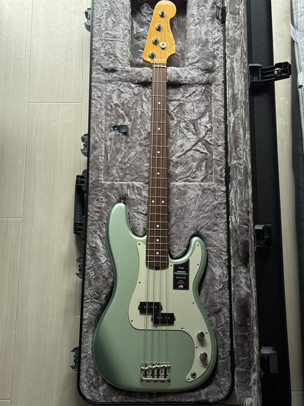Fender USA American Professional II Precision Bass Mystic Surf Greenの画像
